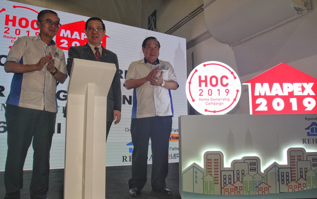 Finance Minister Lim Guan Eng officiated the opening ceremony for Rehda's home ownership campaign - Malaysia Property Expo 2019 (HOC-Mapex 2019). Reporter YAP CALYN