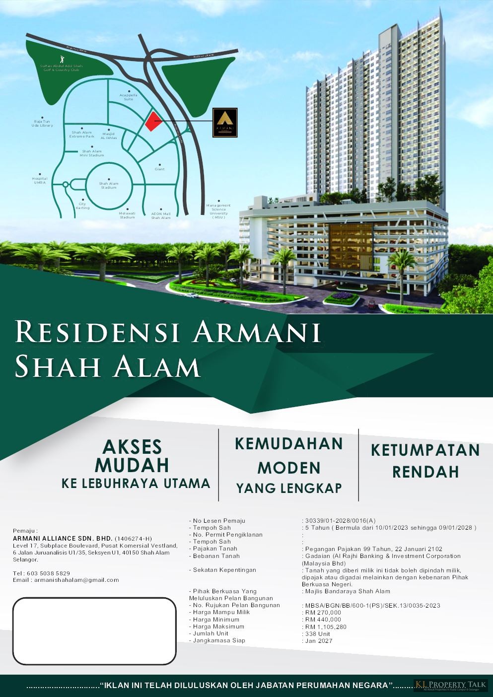 Armani Shah Alam Residences